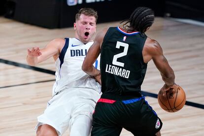 Luka Doncic y Kawhi Leonard.