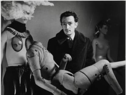 Fotografia de Dalí presa per Denise Bellon el 1938.
