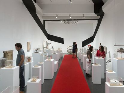 Algunos de los poemas visuales de Brossa en la exposición que le dedica el Macba.