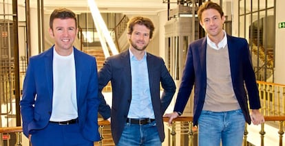 Jorge Tello, Ignacio H. Medrano y Alberto Giménez, cofundadores de Savana.