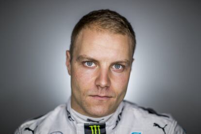 El piloto finlandés Valtteri Bottas de Mercedes GP.