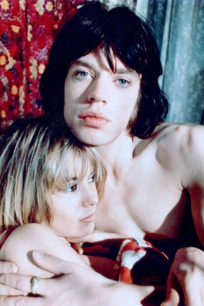 Anita Pallenberg y Mick Jagger en la película ‘Performance’. Foto: Cordon Press