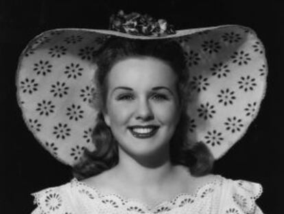 La actriz Deanna Durbin.