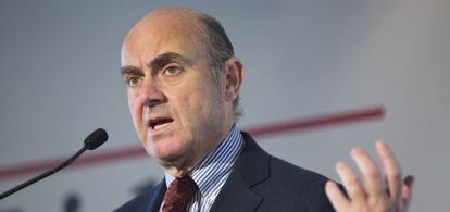 El ministro en funciones de Economía y Competitividad, Luis de Guindos.