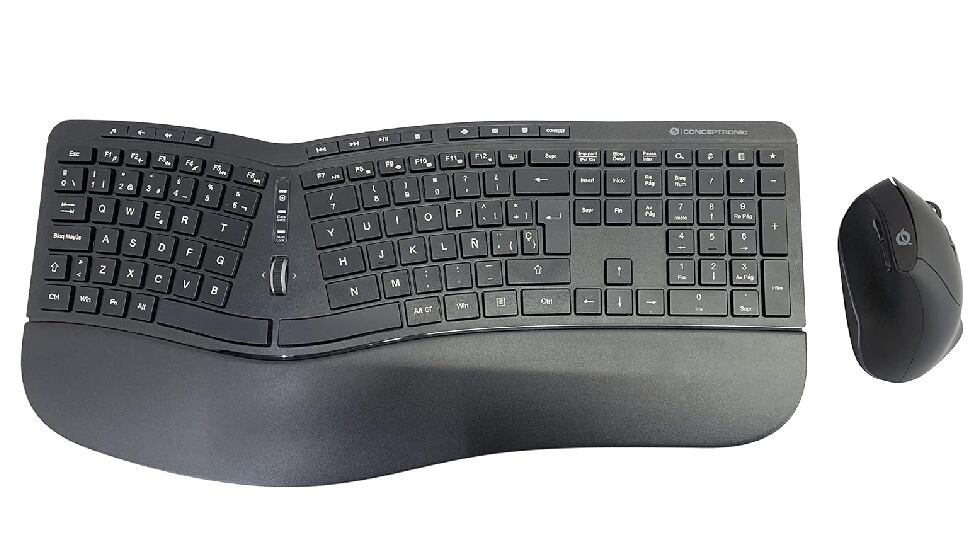 Combo de teclado y ratón inalámbricos Conceptronic Orazio Ergo.