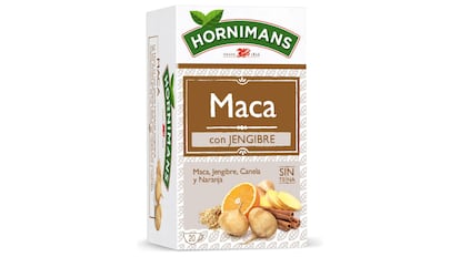Infusión de maca con jengibre