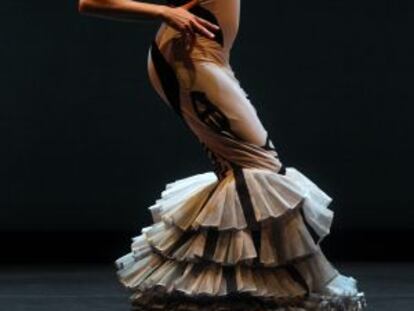 La bailaora María Pagés, en un momento del espectáculo 'Utopía', en el XVI Festival de Jerez.