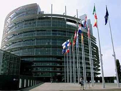 El nuevo edificio del Parlamento Europeo en Estrasburgo.