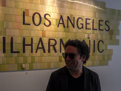 Gustavo Dudamel en octubre de 2019 en Los Ángeles.