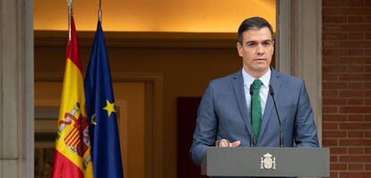 El presidente del Gobierno, Pedro Sánchez.