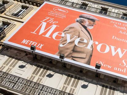 Cartel de la película The Meyerowitz Stories, de Netflix, que se ha presentado en Cannes