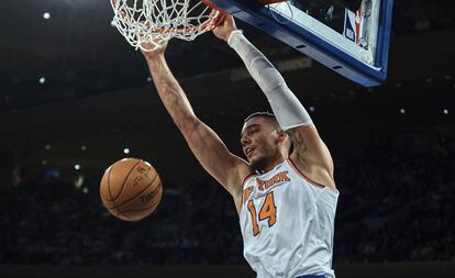 Hernangómez, con los Knicks en noviembre.