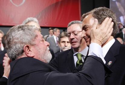 El expresidente de Brasil, Lula da Silva, con Zapatero.