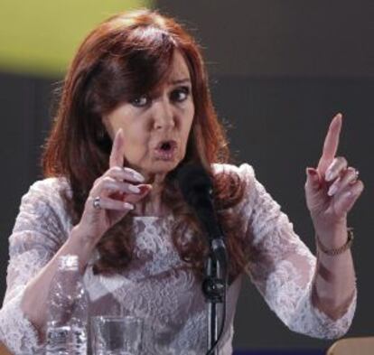 La presidenta argentina, Cristina Fernández.