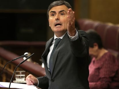 Pedro Saura, en el Congreso el pasado abril.