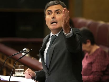 Pedro Saura, en el Congreso el pasado abril.