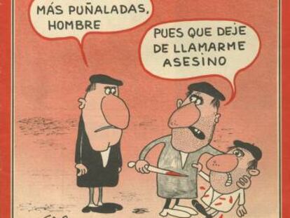 Vinyeta de l’humorista Gila, publicada a la revista 'Hermano Lobo'
 l’any 1973.