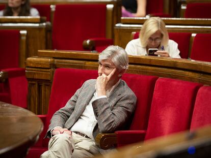 El consejero de Salud de la Generalitat, Josep Maria Argimon, esta semana en el Parlament.