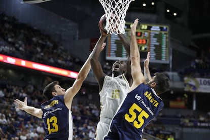 Usman Garuba, ante el UCAM Murcia