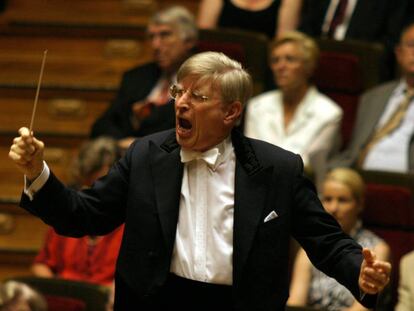 Herbert Blomstedt, en un concierto en Lipsia. 