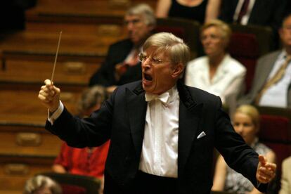 Herbert Blomstedt, en un concierto en Lipsia.