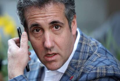 Michael Cohen, este viernes en Manhattan. 