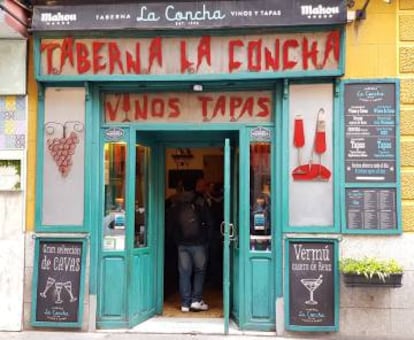 Taberna La Concha, en Madrid.