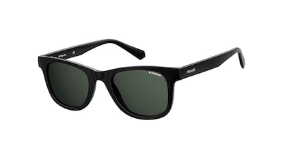 Men's sunglasses on white background.