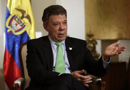 El presidente colombiano Juan Manuel Santos.