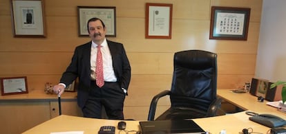 Emilio Molinero, en su despacho de Grupo Atisa