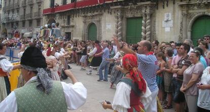 Dans&agrave; de la fiestas de Fogueres