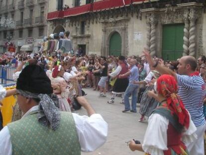 Dans&agrave; de la fiestas de Fogueres