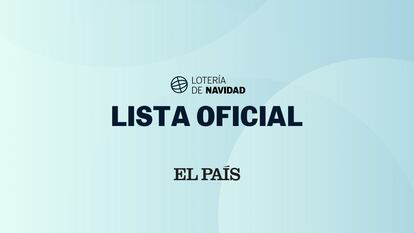 Lista oficial premios Lotería Navidad