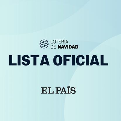 Lista oficial premios Lotería Navidad
