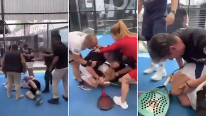 Golpean hombre y escoltas a jugador de pádel en Atizapán