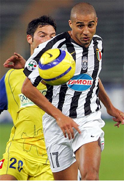 Trezeguet, el goleador del Juventus.