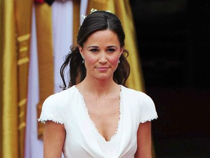 Pippa Middleton, en la boda de su hermana, el pasado abril.