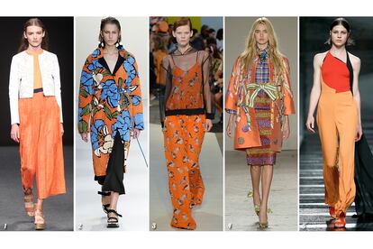 1. Byblos. 2. Marbi. 3. MSGM. 4. Stella Jean. 5. Juanjo Oliva.