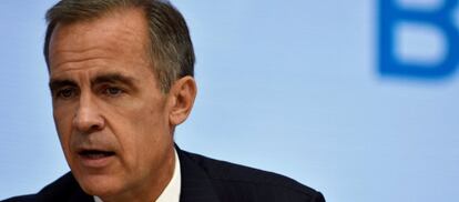 El gobernador del Banco de Inglaterra, Mark Carney,