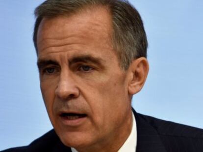 El gobernador del Banco de Inglaterra, Mark Carney,