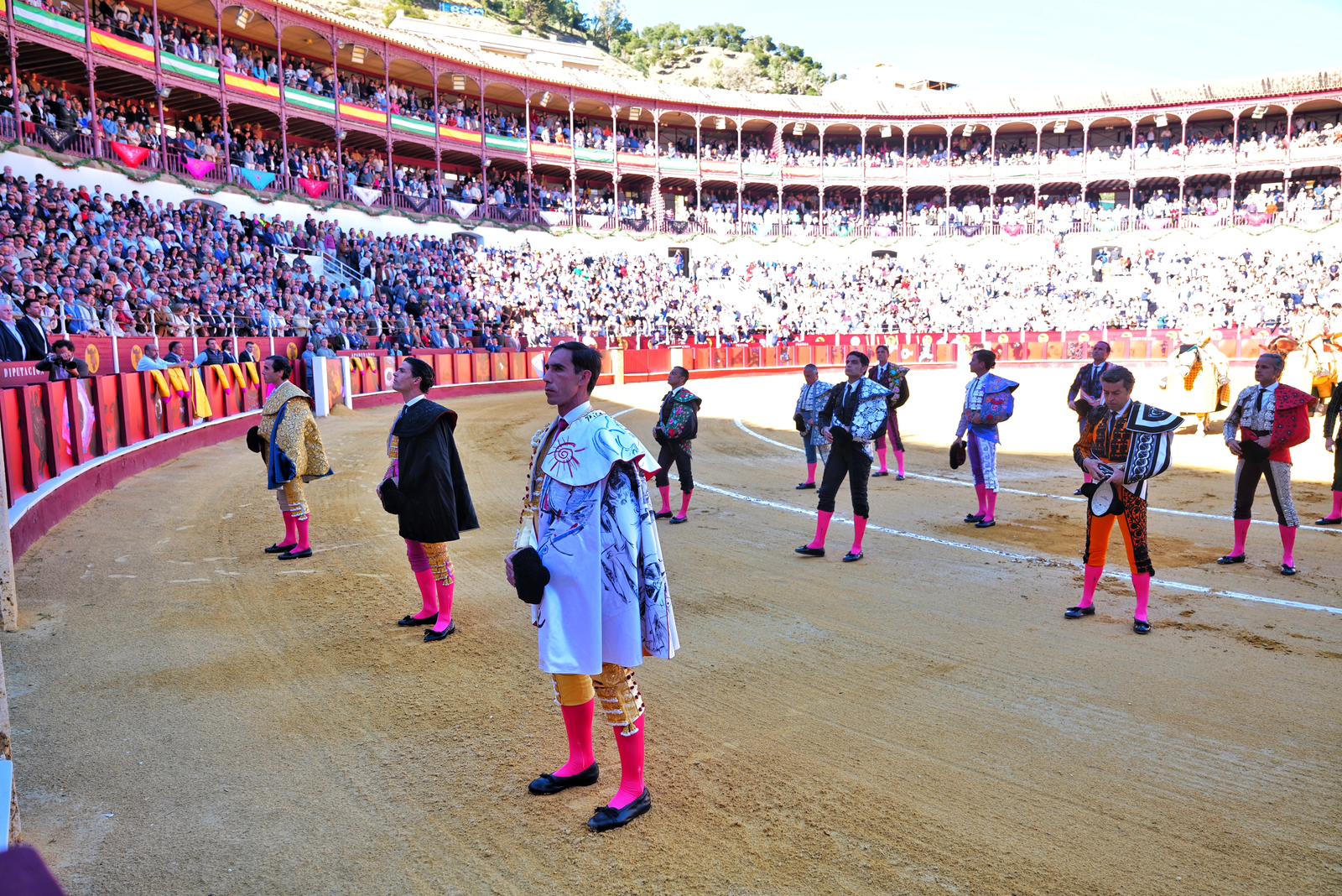 Paseíllo de la última corrida Picassiana, celebrada en Málaga el pasado 4 de abril.