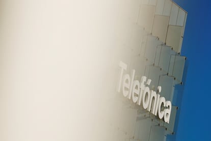 Las oficinas de Telefonica en Madrid.