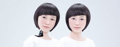 Kodomoroid es una teleoperadora androide presentada en la exposición de Tokio.