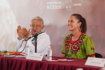 Andrés Manuel López Obrador y Claudia Sheinbaum