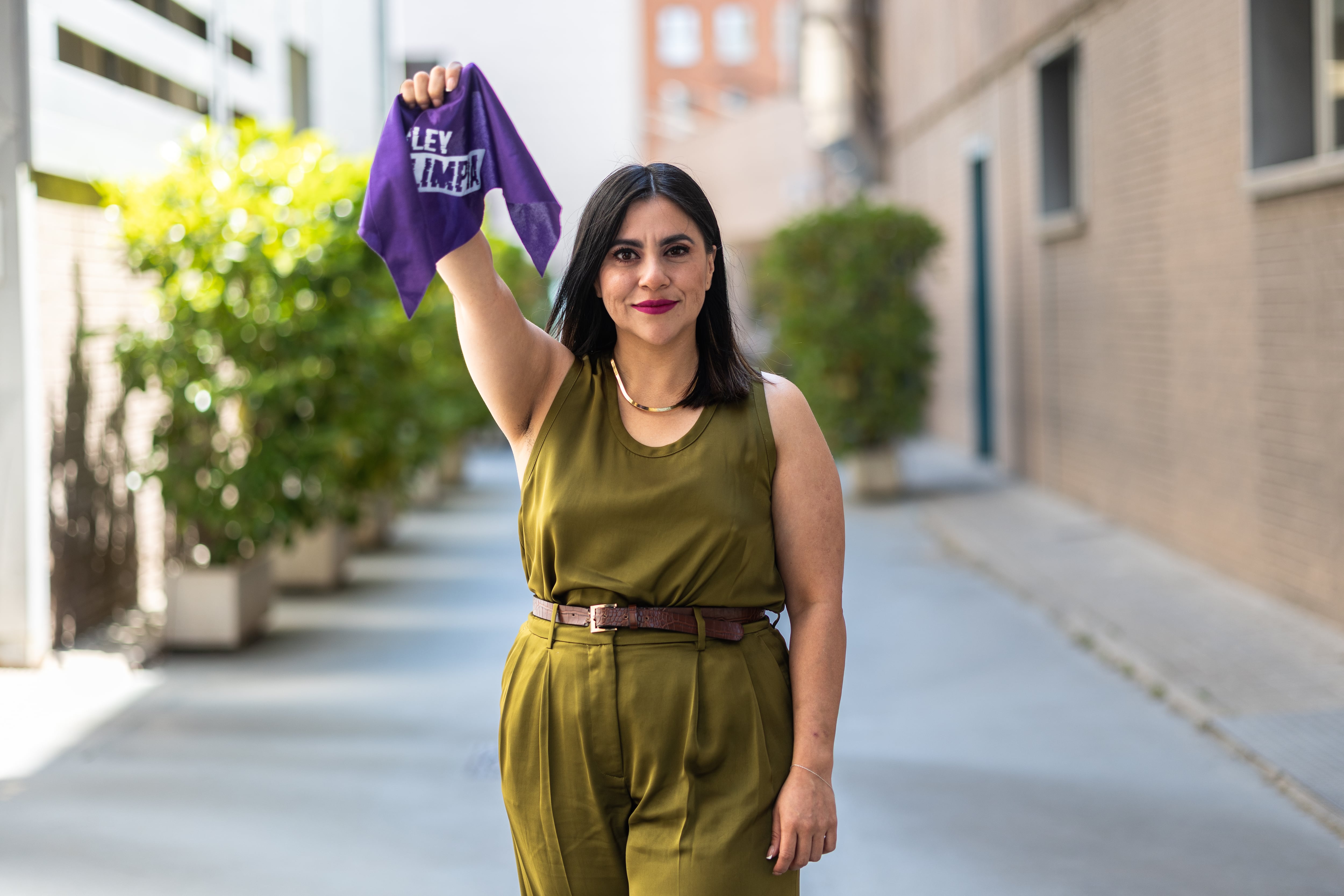 Olimpia Coral Melo, en la redacción EL PAÍS, tras la entrevista. 