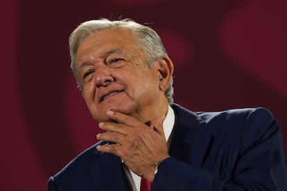 López Obrador en Palacio Nacional, en noviembre de 2022.