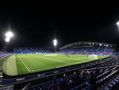 Vista general del estadio antes de un partido entre Getafe CF y FC Barcelona, en noviembre de 2022.