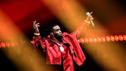 Sean Combs at the 2023 MTV Video Music Awards in Newark, New Jersey, where he was honored as a global icon.