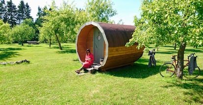 Campin Ilus Villem en Kassari, en la isla de Hiiumaa (Estonia).