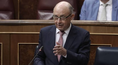 El ex ministro de Hacienda, Cristóbal Montoro.